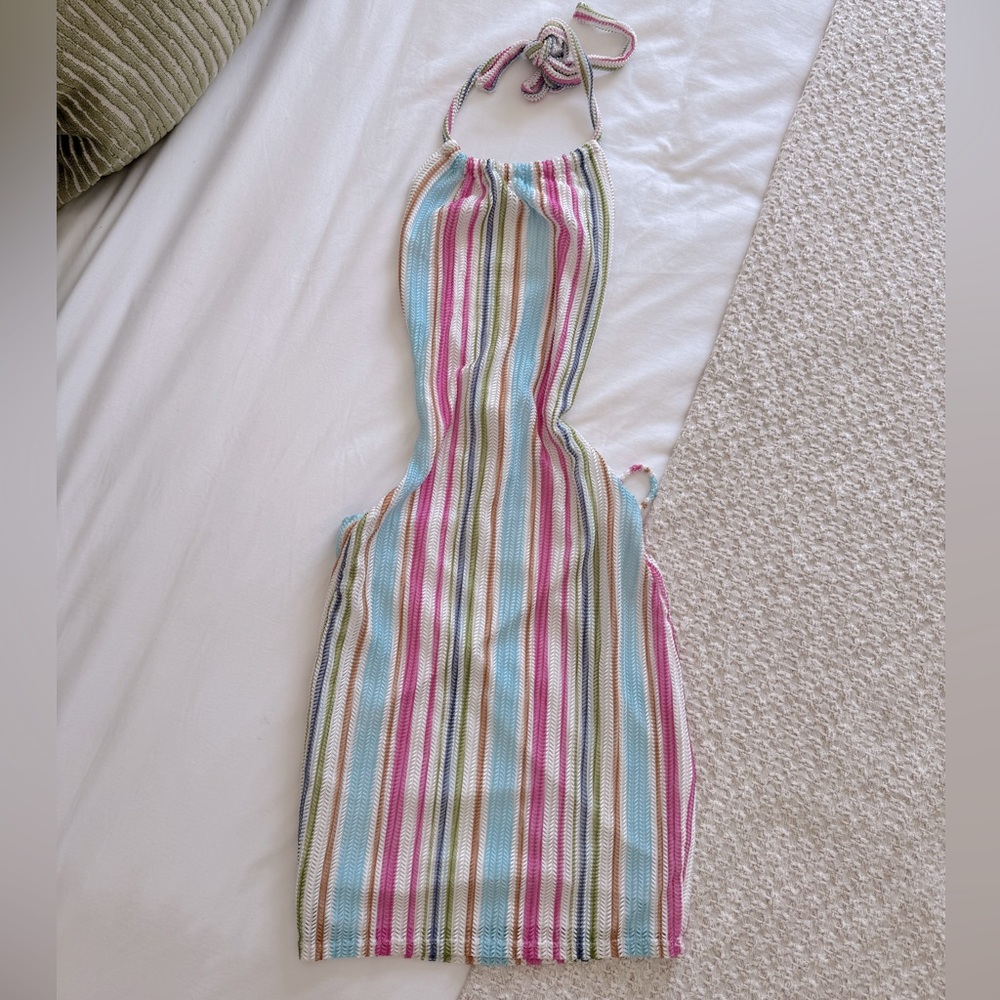 Knitted style - backless dress/cover up